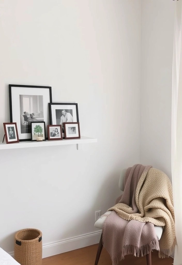 21 Cozy Minimalist Bedroom Ideas That Won't Break the Bank (You’ll Love #13!) - 18. Personal Touches