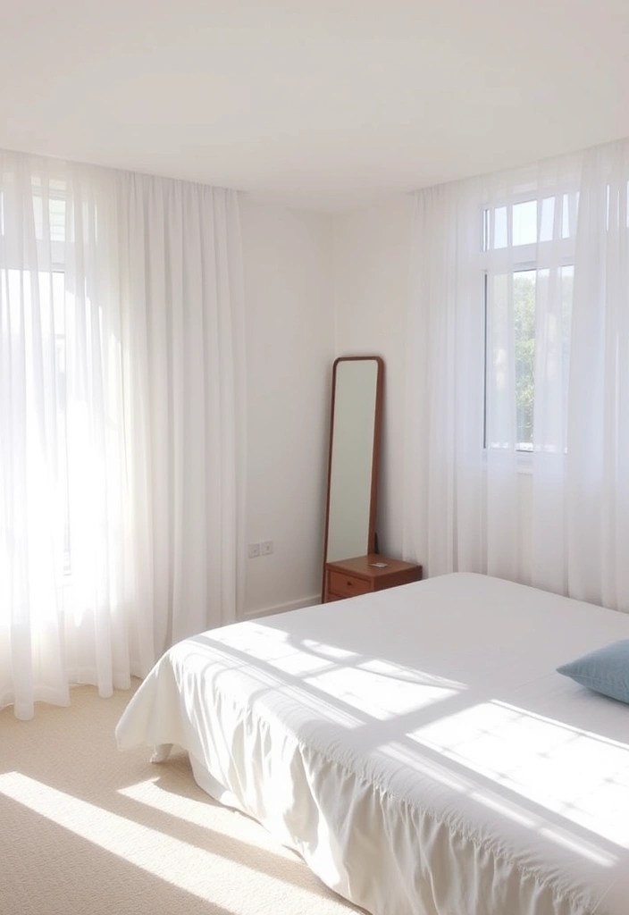 21 Cozy Minimalist Bedroom Ideas That Won't Break the Bank (You’ll Love #13!) - 6. Natural Light Emphasis