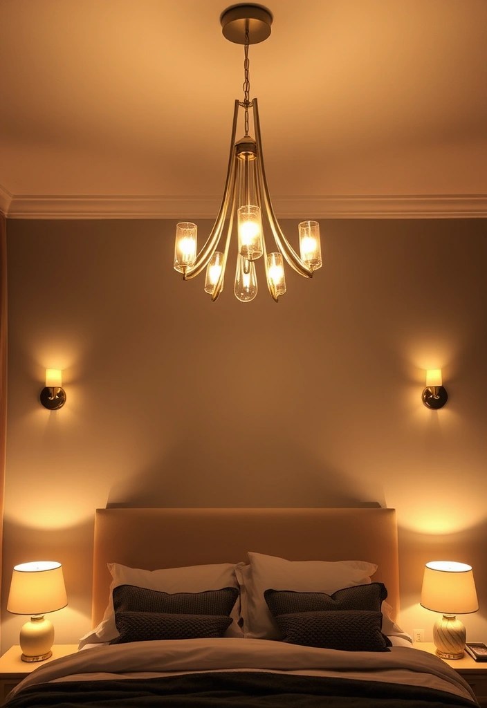 21 Cozy Minimalist Bedroom Ideas That Won't Break the Bank (You’ll Love #13!) - 7. Layered Lighting