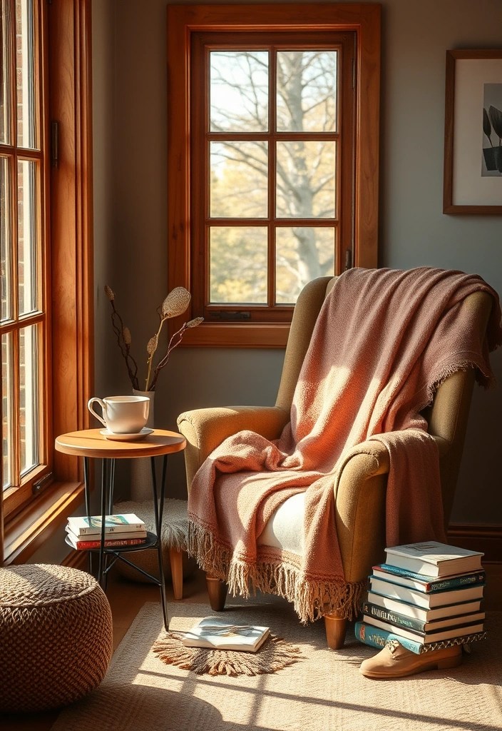 21 Cozy Minimalist Bedroom Ideas That Won't Break the Bank (You’ll Love #13!) - 9. Cozy Reading Nook